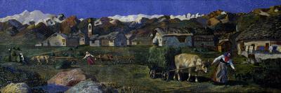 Hay Gathering, 1908-Ferdinand Ramponi-Laminated Giclee Print