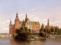 Frederiksborg Castle, Denmark. 1848-Ferdinand Richardt-Mounted Giclee Print