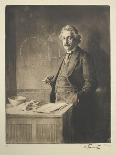 Portrait of Albert Einstein (1879-195), 1921-Ferdinand Schmutzer-Framed Stretched Canvas