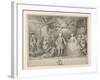 Ferdinand VI and queen Maria Barbara of Braganza with Scarlatti and the Italian castrato Farinelli-Jacopo Amigoni-Framed Giclee Print