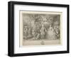 Ferdinand VI and queen Maria Barbara of Braganza with Scarlatti and the Italian castrato Farinelli-Jacopo Amigoni-Framed Giclee Print