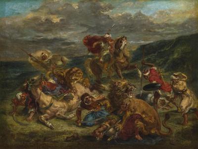 Lion Hunt, 1860-61