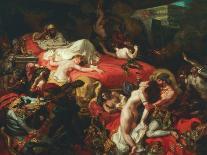 Hamlet and His Mother, 1849-Ferdinand Victor Eugene Delacroix-Giclee Print