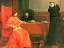 Luther in Front of Cardinal Cajetan During the Controversy of His 95 Theses, 1870-Ferdinand Wilhelm Pauwels-Giclee Print