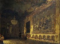 Hall of Clerici Palace in Milan, 1870-75-Ferdinando Brambilla-Framed Stretched Canvas