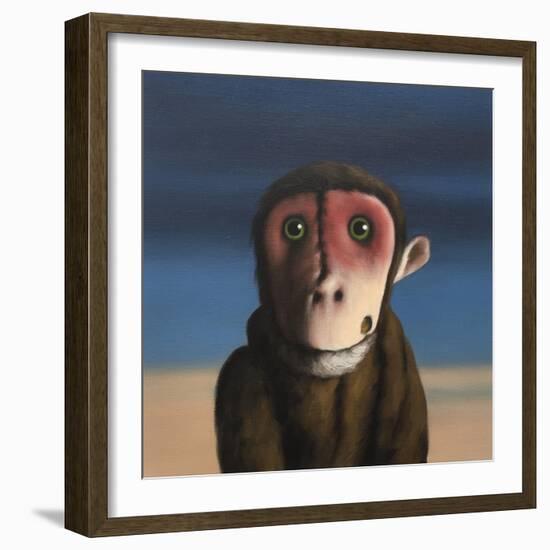 Fergus Monkey, 2017,-Peter Jones-Framed Giclee Print