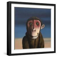 Fergus Monkey, 2017,-Peter Jones-Framed Giclee Print