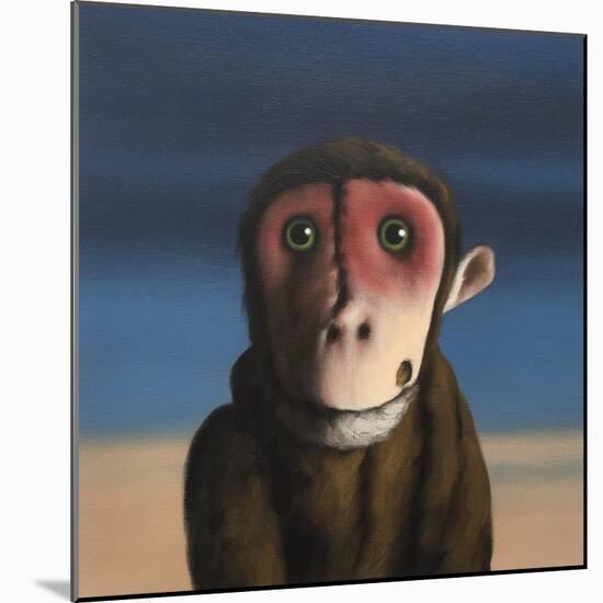 Fergus Monkey, 2017,-Peter Jones-Mounted Giclee Print