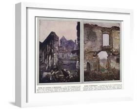 Ferme Du Chateau a Montceaux, Ruines De Montceaux-Jules Gervais-Courtellemont-Framed Premium Photographic Print