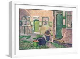 'Ferme en Zud-Beveland', c1899-Emile Claus-Framed Giclee Print