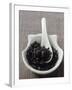 Fermented Black Beans in a Small Dish-Eising Studio - Food Photo and Video-Framed Photographic Print