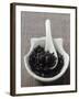 Fermented Black Beans in a Small Dish-Eising Studio - Food Photo and Video-Framed Photographic Print