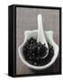 Fermented Black Beans in a Small Dish-Eising Studio - Food Photo and Video-Framed Stretched Canvas