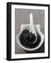 Fermented Black Beans in a Small Dish-Eising Studio - Food Photo and Video-Framed Photographic Print