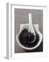 Fermented Black Beans in a Small Dish-Eising Studio - Food Photo and Video-Framed Photographic Print