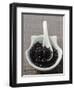 Fermented Black Beans in a Small Dish-Eising Studio - Food Photo and Video-Framed Photographic Print