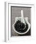 Fermented Black Beans in a Small Dish-Eising Studio - Food Photo and Video-Framed Photographic Print