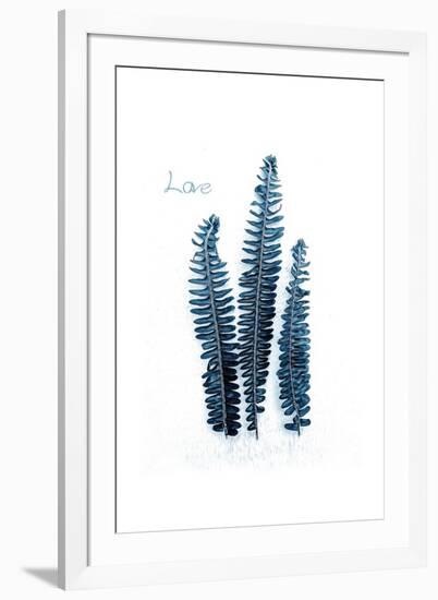 Fern Fronds Baltic Sea-Urban Epiphany-Framed Art Print