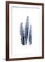 Fern Fronds Navy-Urban Epiphany-Framed Art Print