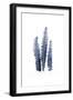 Fern Fronds Navy-Urban Epiphany-Framed Art Print