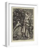 Fern Gatherers-Henry Woods-Framed Giclee Print