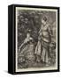 Fern Gatherers-Henry Woods-Framed Stretched Canvas