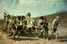 The Stone Age, Returning from a Bear Hunting, 1882-Fernand Cormon-Giclee Print