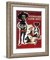 Fernand Cow-Boy, 1956-Marcel Dole-Framed Giclee Print