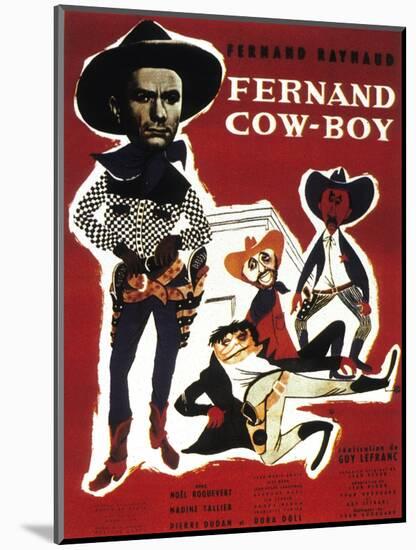 Fernand Cow-Boy, 1956-Marcel Dole-Mounted Giclee Print