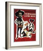 Fernand Cow-Boy, 1956-Marcel Dole-Framed Giclee Print