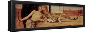 Fernand Khnopff (Art (The Tenderness of the Sphinx)) Art Poster Print-null-Framed Poster