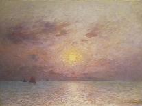 Sailing on the Sea, Evening; Voiliers Sur La Mer, Le Soir-Fernand Loyen du Puigaudeau-Giclee Print