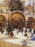 The Basilica Di San Marco-Fernand-marie-eugene Legout-gerard-Framed Stretched Canvas