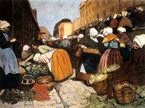 Market in Brest, 1899-Fernand Piet-Giclee Print