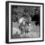 Fernand Raynaud with His Wife Renée and His Son Pascal-Marcel DR-Framed Photographic Print