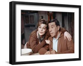 Fernandel and Lilli Palmer: Le Voyage Du Père, 1966-Marcel Dole-Framed Photographic Print