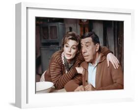 Fernandel and Lilli Palmer: Le Voyage Du Père, 1966-Marcel Dole-Framed Photographic Print