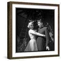 Fernandel on the Shooting of the French Movie "Don Camillo"-Marcel Begoin-Framed Photographic Print