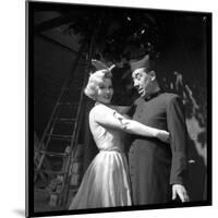 Fernandel on the Shooting of the French Movie "Don Camillo"-Marcel Begoin-Mounted Photographic Print