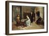 Fernando and Iolanda Playing Chess-Girolamo Induno-Framed Giclee Print