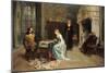 Fernando and Iolanda Playing Chess-Girolamo Induno-Mounted Giclee Print