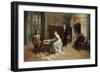 Fernando and Iolanda Playing Chess-Girolamo Induno-Framed Premium Giclee Print