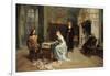 Fernando and Iolanda Playing Chess-Girolamo Induno-Framed Giclee Print