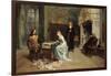 Fernando and Iolanda Playing Chess-Girolamo Induno-Framed Giclee Print