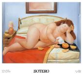 Bath-Fernando Botero-Mounted Art Print