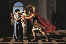 Andromache Intercepting Hector at Scaean Gate-Fernando Castelli-Giclee Print