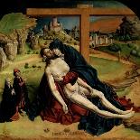 Vierge De Pitie - (Pieta) Peinture De Fernando Gallego (Vers 1440-1507) 1470 Dim. 1,25X1,09 M Madri-Fernando Gallego-Framed Giclee Print