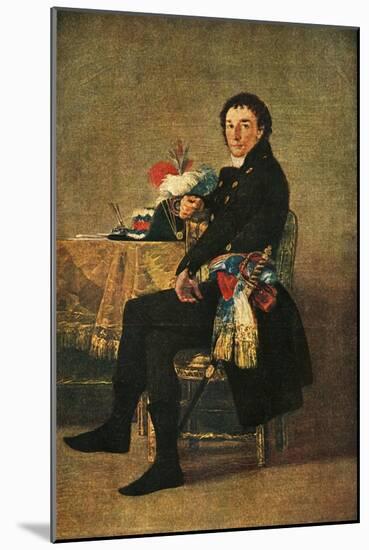 'Fernando Guillemardet', c1798, (1938)-Francisco Goya-Mounted Giclee Print