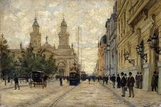 Santiago De Chile, 1904 (Oil on Canvas)-Fernando Laroche-Giclee Print