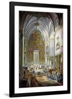 Fernando VII Is Sworn in as Prince of Asturias, 1791-Luis Paret y Alcazar-Framed Premium Giclee Print